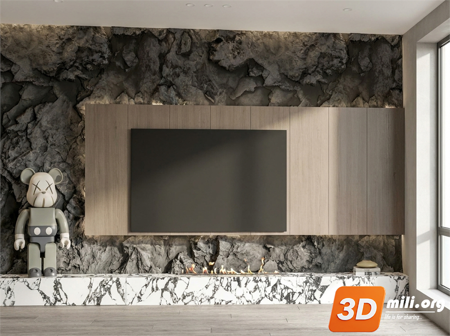 Stone Wall Skp Files
